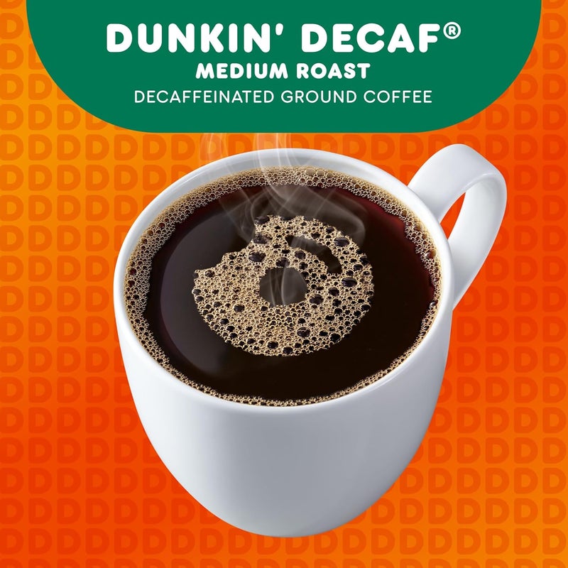 Dunkin' Decaf Medium Roast Ground Coffee (Pack of 6) - Image 4